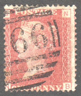 Great Britain Scott 33 Used Plate 114 - BN - Click Image to Close